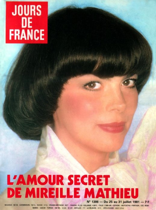 Mireille Mathieu Exclusive Unpublished PHOTO Ref 1117 