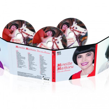 Mireille Mathieu-Digipack3D ouvert